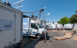 photo : système de distribution des matrices réelles dopées des moyens mobiles